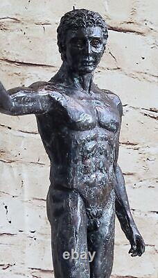 Classic Bronze Sculpture by Rodin, Nude Man, Art Figurine, Gift