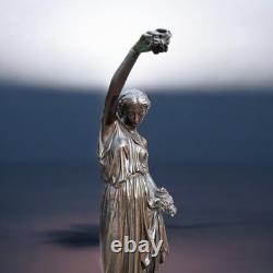 Clock Sculpture Bronze Aimé Millet Art Nouveau