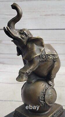 Collectible Bronze Sculpture of Animal Bugatti Signed Art Deco African