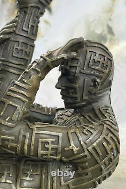Collection Bronze Sculpture Statue Art Deco Rare Salvador Dali Male