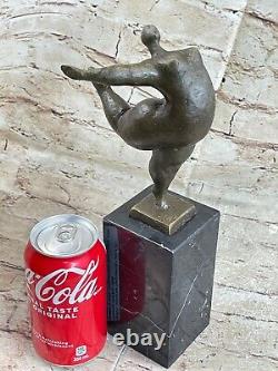 Curvy Abstract Art Modern Woman Bronze Sculpture Milo Statue Figure Sale