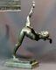 D 1930 Beautiful Bronze Sculpture Botinelly 37cm3.4kg Susse Dancer Paris Art Deco