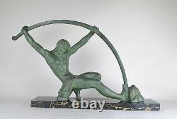 D H Chiparus, Bronze Age, Great Signed Sculpture, Art Deco, 20th Century