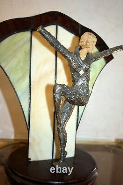 D. H. Chiparus Danseuse Lampe Bronze Art Deco Beautiful Sculpture Demetre Dimitri