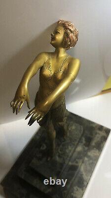 Dancer Art Deco Bronze