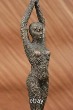 Desirable D. H. Chiparus Museum Exotic Quality Dancer Bronze Perfect State Art