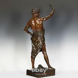 É. L. Picault Glorie And Fortune Bronze Sculpture 1900 True Paris Art Nouveau