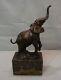 Elephant Animalier Style Art Deco Style Art Nouveau Bronze Mass Statue Sculpture