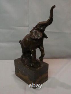 Elephant Animalier Style Art Deco Style Art Nouveau Bronze Mass Statue Sculpture