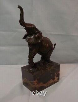 Elephant Animalier Style Art Deco Style Art Nouveau Bronze Mass Statue Sculpture