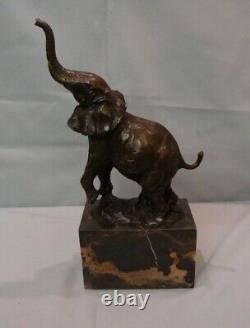 Elephant Animalier Style Art Deco Style Art Nouveau Bronze Mass Statue Sculpture