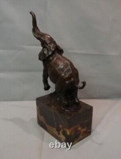 Elephant Animalier Style Art Deco Style Art Nouveau Bronze Mass Statue Sculpture