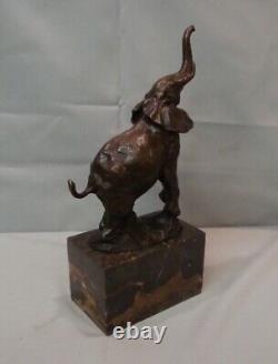 Elephant Animalier Style Art Deco Style Art Nouveau Bronze Mass Statue Sculpture