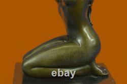 Erotic Chair Female Bronze Woman Sculpture Nude Figure Erotic Art Deco