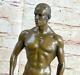 Erotic Gay Bronze Art Statue Nude Homo Male Figurine Male Flesh Sculpture