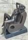 Erotic Modern Art Museum Quality Flesh Woman Bronze Sculpture Figurine Decor