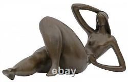 Erotic Statue Bronze Art Sculpture Figure 24cm