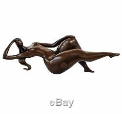 Erotic Statue Bronze Art Sculpture Figurine 31cm