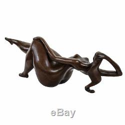 Erotic Statue Bronze Art Sculpture Figurine 31cm