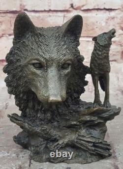 European Bronze Sculpture Milo Decorative Signed Figurine Work of Art