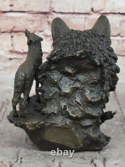 European Bronze Sculpture Milo Decorative Signed Figurine Work of Art