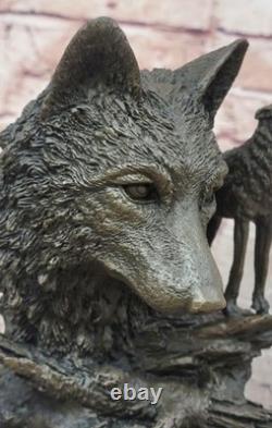 European Bronze Sculpture Milo Decorative Signed Figurine Work of Art