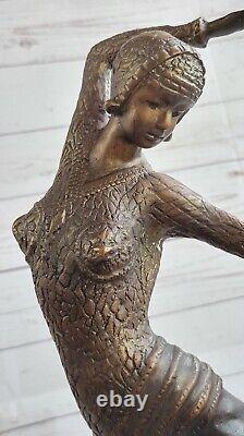 Female Dancer Bronze Statue by Chiparus Sculpture Large Art Deco Figurine Sale