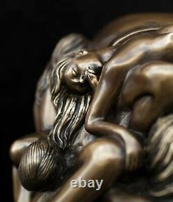 Fine Arts Wohnkultur Bronze Sculpture Figure Dali Head Erotic Statue Body