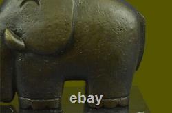 Font Salvador Dali Abstract Modern Art Elephant Bronze Sculpture Figure