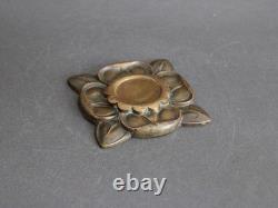 French Art Deco EDGAR BRANDT bronze sculpture, Antique 1920s, Signed paperweight