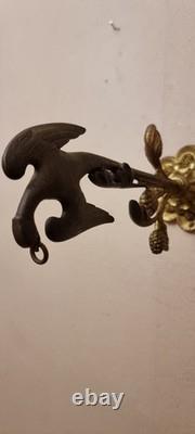 French Bronze Eagle Sculpture on Stand - Art Nouveau Style Item