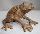 Frog Animalier Style Art Deco Art Nouveau Bronze Statue Sculpture