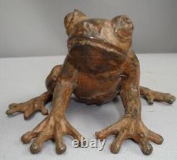 Frog Animalier Style Art Deco Art Nouveau Bronze Statue Sculpture