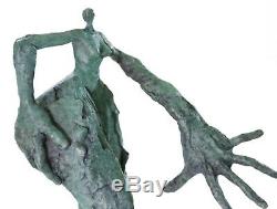 From Bronze Collection Sculpture Statue Art Deco Rare Salvador Dali Lady Figurine
