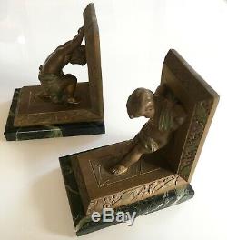G. Limousin Rare Books Clamp Sculptures Regulates Children Putti 1930 Art Deco
