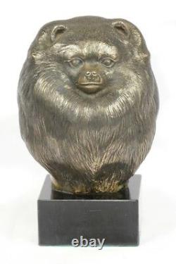 German Spitz, Miniature Statue / Dog Bust, Limited Edition, Art Dog En