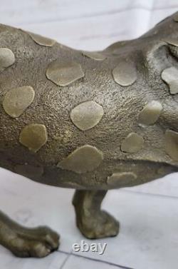 Grand Bugatti Sleek Jaguar Puma Leopard Bronze Art Deco Figurine Sculpture Sale