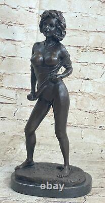 Grand Erotic Nude Woman Bronze Sculpture Nude Figurine Erotic Art and Decoration