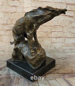Great Abstract Modern Art Horse Galops Bronze Sculpture Statue Figure Sale