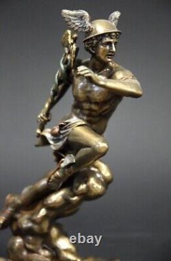 Greek Statue Hermes Sculpture Greek God Resin Bronze Mercury Art Figure Style