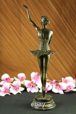 Handmade Bronze Statue Sculpture Art New Grand Ballerina Gift House
