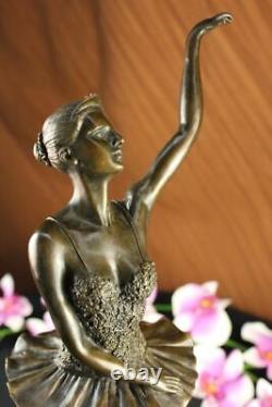 Handmade Bronze Statue Sculpture Art New Grand Ballerina Gift House