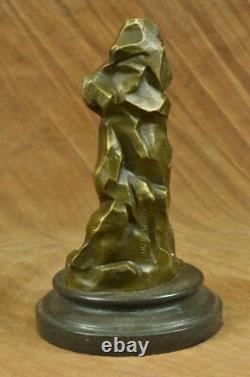 Handmade Moreau Enchanter Beauty Bronze Sculpture Art Warm Marble Casting