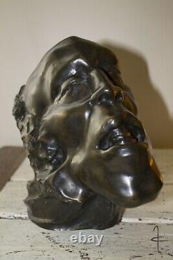 Head Of Oanes, Bronze Sculpture, Candide Art Smelter, Paris