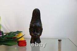 Head Sculpture in Bronze African Art Nigeria