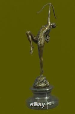 Huntress Diana Style Art Nouveau Museum Bronze Sculpture Statue Figurine T