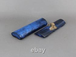 JEAN PIERRE BALDINI bronze box, Vintage 1990s, Blue & gold sculpture, French art