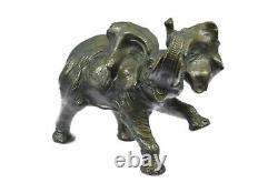 Large Signed Art Deco African Elephant Bronze Sculpture by Bugatti Sale Fund