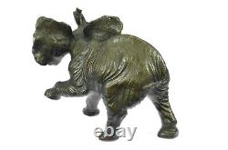 Large Signed Art Deco African Elephant Bronze Sculpture by Bugatti Sale Fund