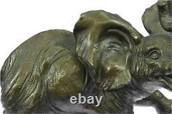 Large Signed Art Deco African Elephant Bronze Sculpture by Bugatti Sale Fund